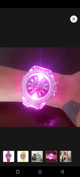 Korean watch (lighting and diamond stones)