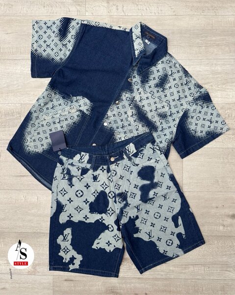 Ensemble denim imprimé luxe