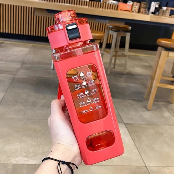 Bouteille d'eau avec minuterie