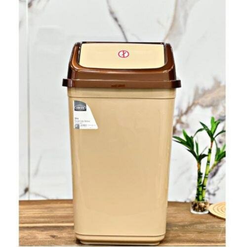 Poubelle basculante beige 30L