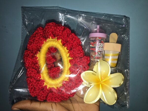 Set d'accessoires cheveux colorés