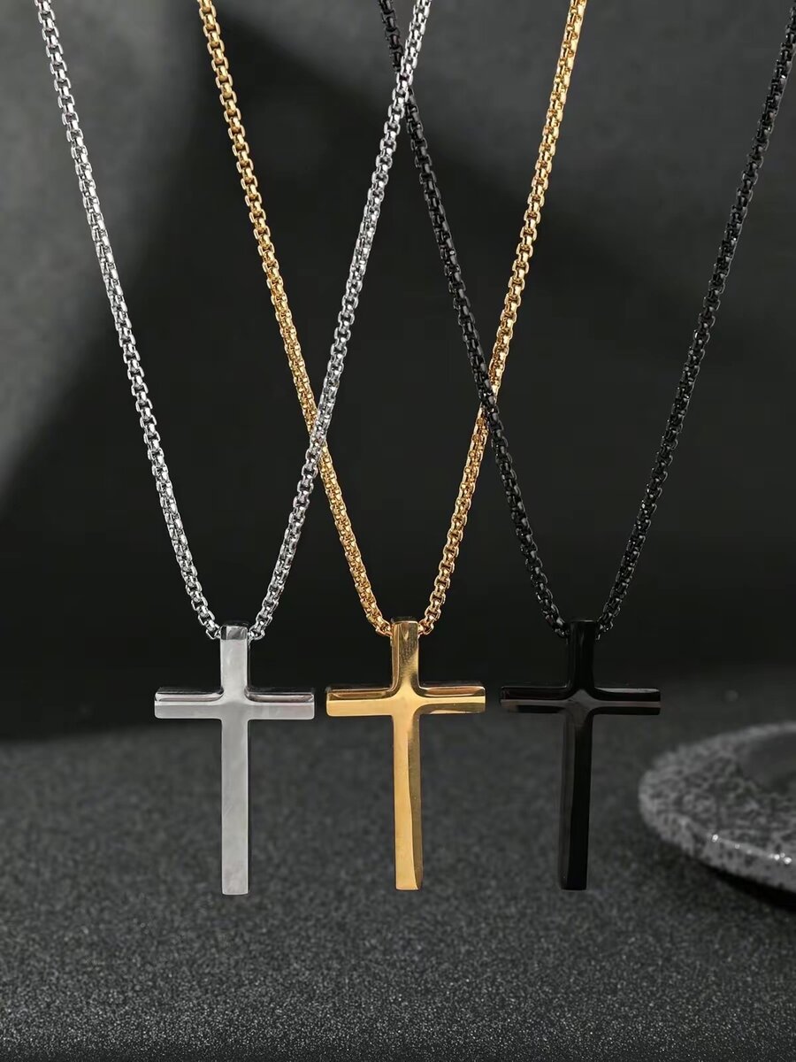 Chaîne en argent blanc homme