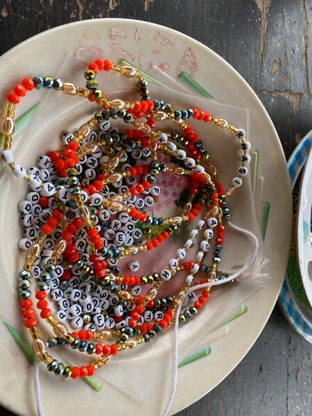 Bracelet and waistbeads anything about beads