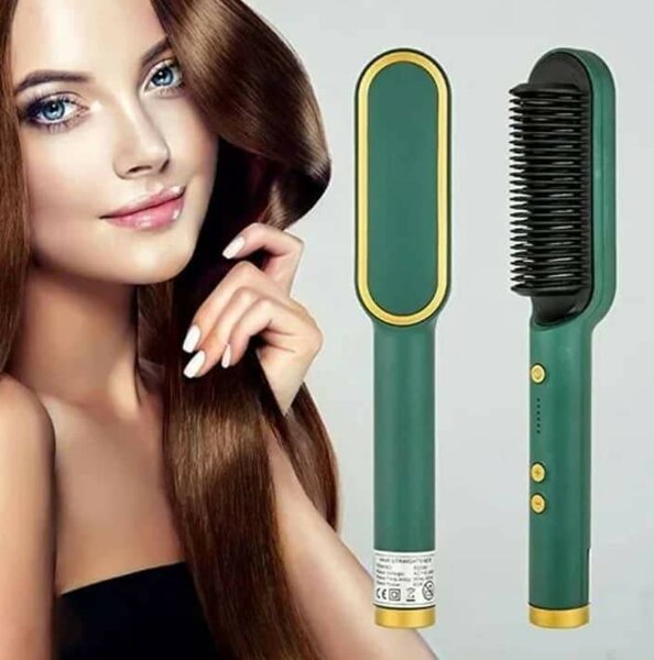 Comb Peigne à Lisser Pour Femme Avec 5 Temp 20s Chauffage Ra