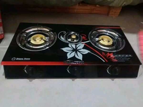 Cuisinière vitré 3 feu automatique