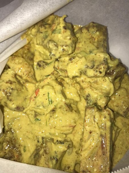 Poulet crémeux épicé