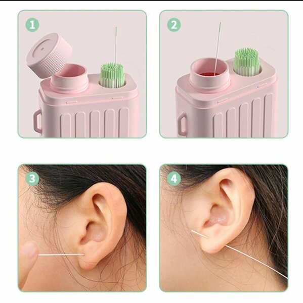 KIT DE NETTOYAGE DE TROU DE PIERCING