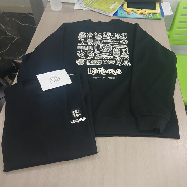 Sweatshirt Noir Unisexe