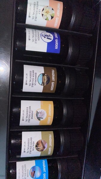 Coffret d'huiles essentielles parfumées