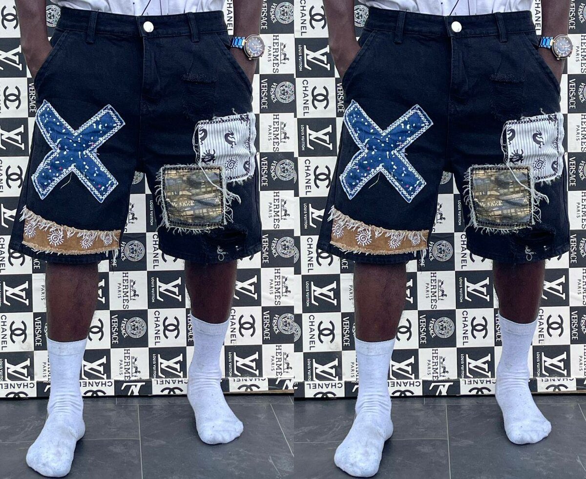 Shorts cargo en denim tendance