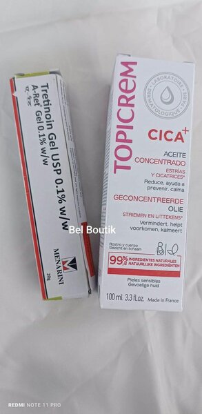 Huile Topicrem cica+tretinoin 0.1%