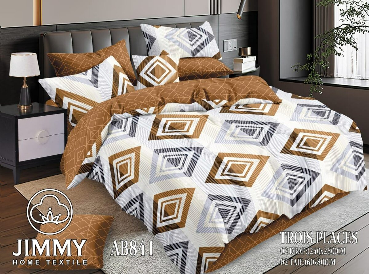 Ensemble draps 3 places