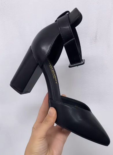 туфли черные кожанные