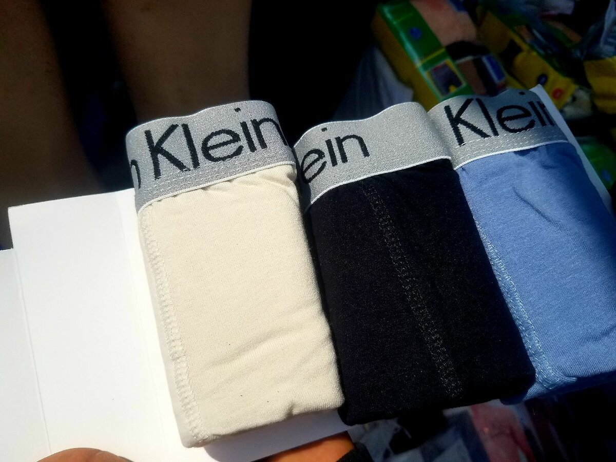 Versace and Calvin Klein boxers