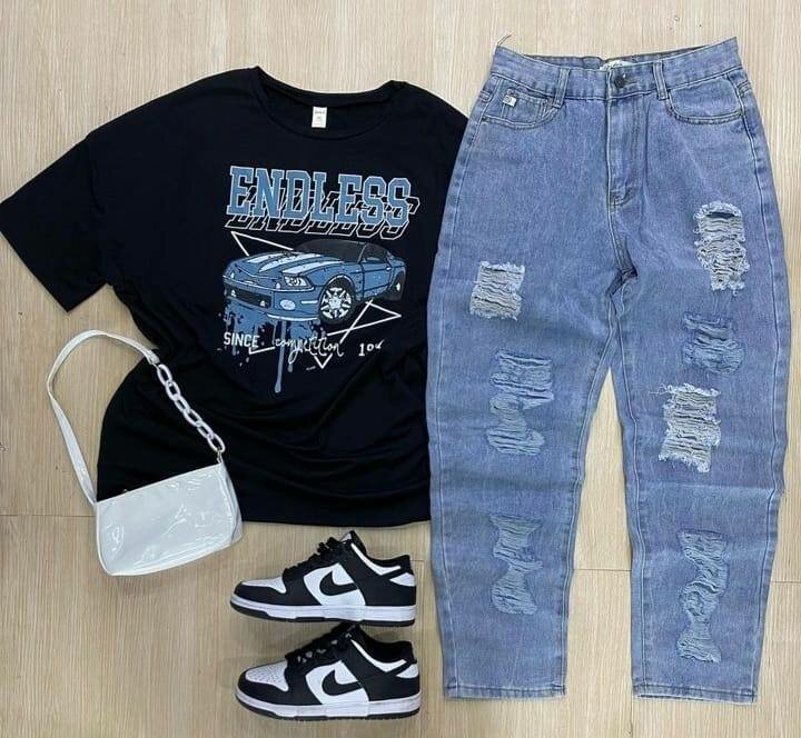 Trousers and tops for ladies