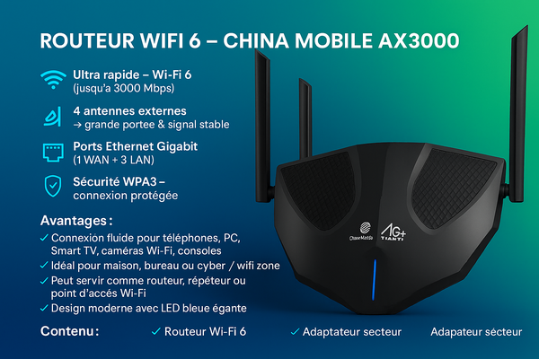 Routeur WiFi 6 AX3000