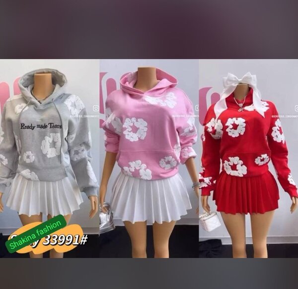 2 pieces skirt and top for wom