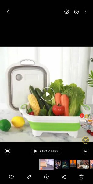 Silicon bowl and chopping board