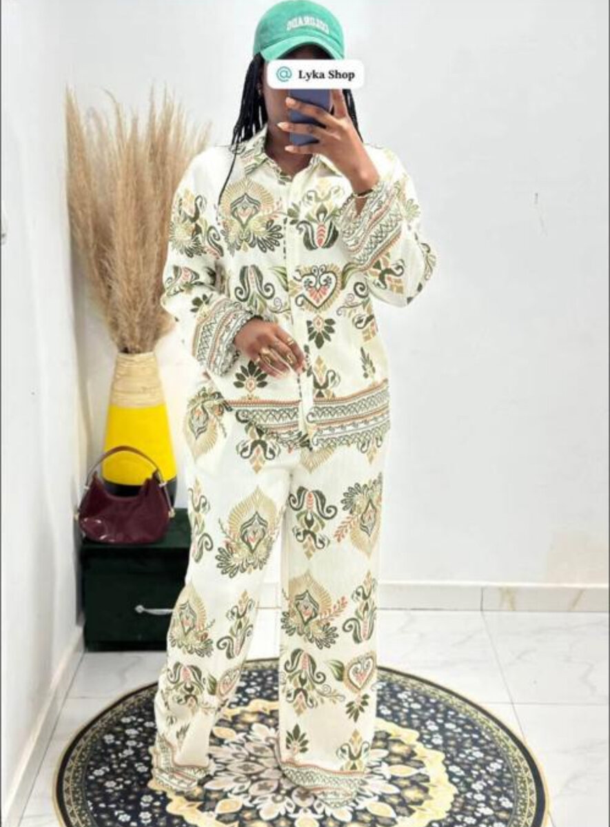 Pyjama femme élégant imprimé