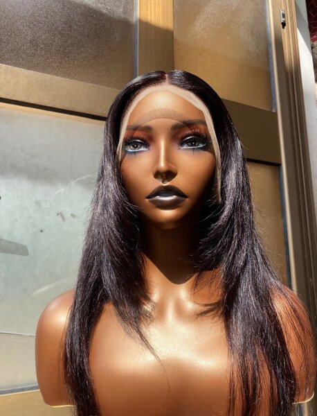 16 inches Straight human hair