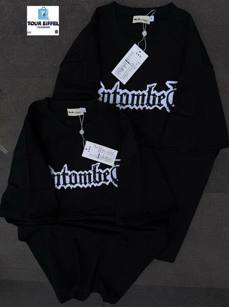 T-shirts noirs oversize tendance