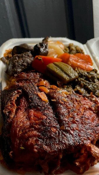 Plat africain de riz Jollof