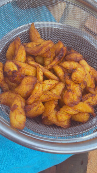 Bananes plantains frites croustillantes