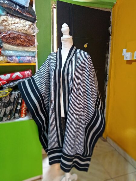 Aso Oke Ankara Kimono