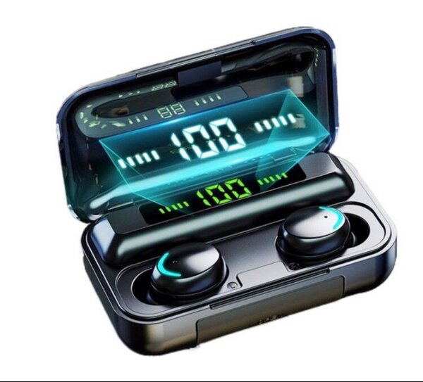 Bluetooth with PowerBank F9 TWS Black