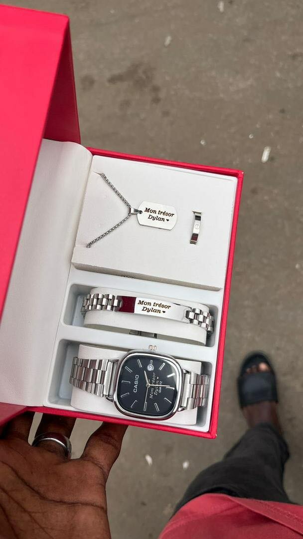 Complet montre et bracelet personnalisée
