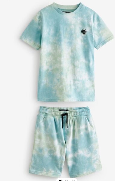 Cotton Tie Dye T-shirt & Shorts Set