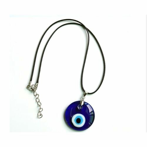 Personalized Blue Eyes Devil's Eye Necklace