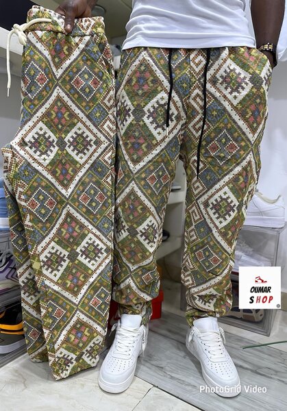 Pantalons Ethniques à Motifs