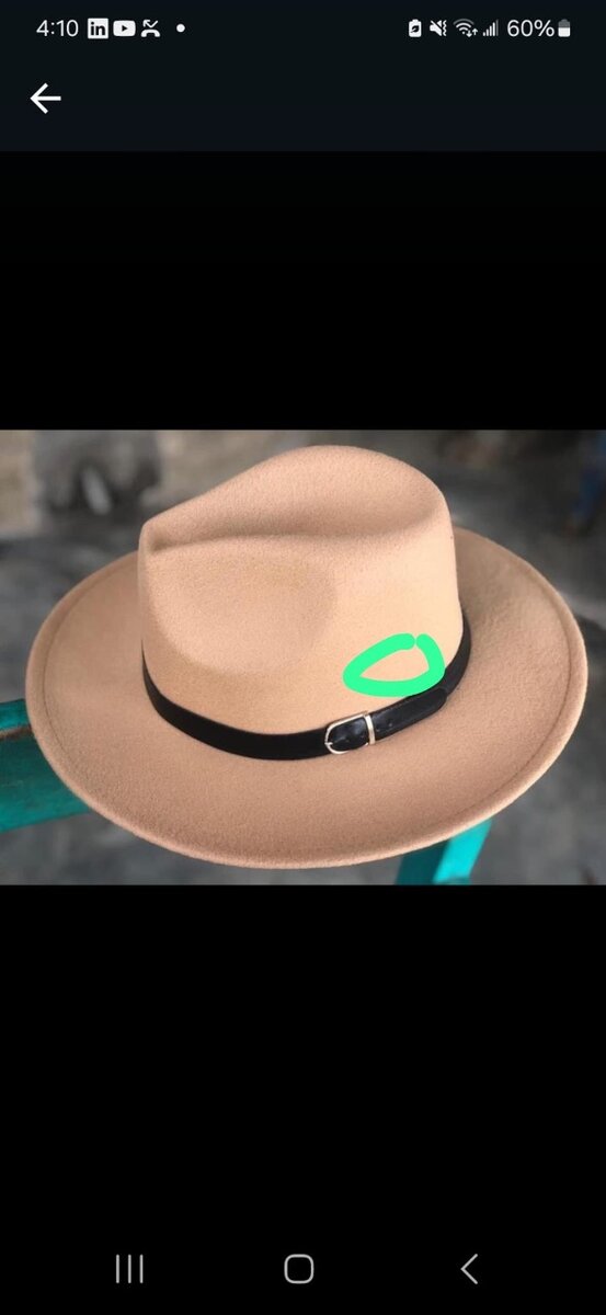 Chapeau Fedora en laine classique