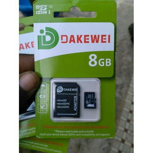 Carte mémoire microSD Dakewei 8GB