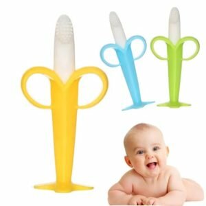 Anneau De Dentition En Silicone Pour Bébés, Outil Anti-Douleur, Doux Et Mignon, Accessoire D’entraînement, Brosse À Dents Pour Bébés