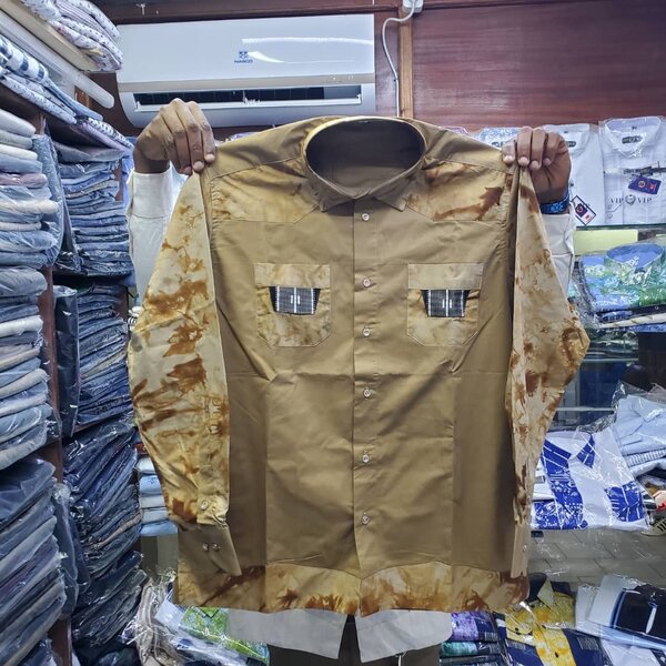 Chemise homme tie-dye élégante