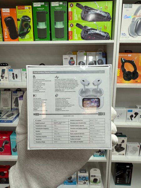 Беспроводные наушники Hoco EW72 TWS (Touch screen+ ANC)