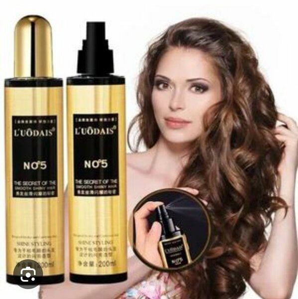 Spray parfum cheveux brillance