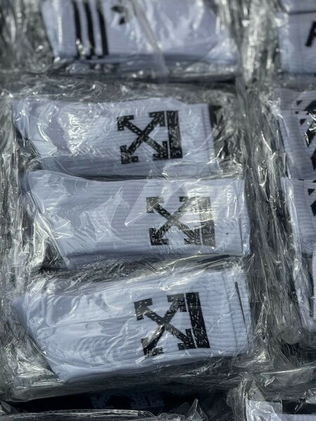 Chaussettes blanches style urbain