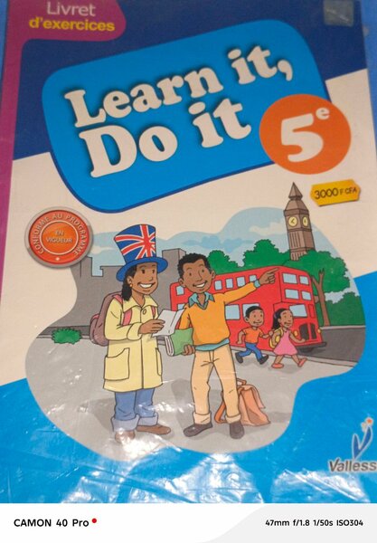 Livres d'exercices anglais