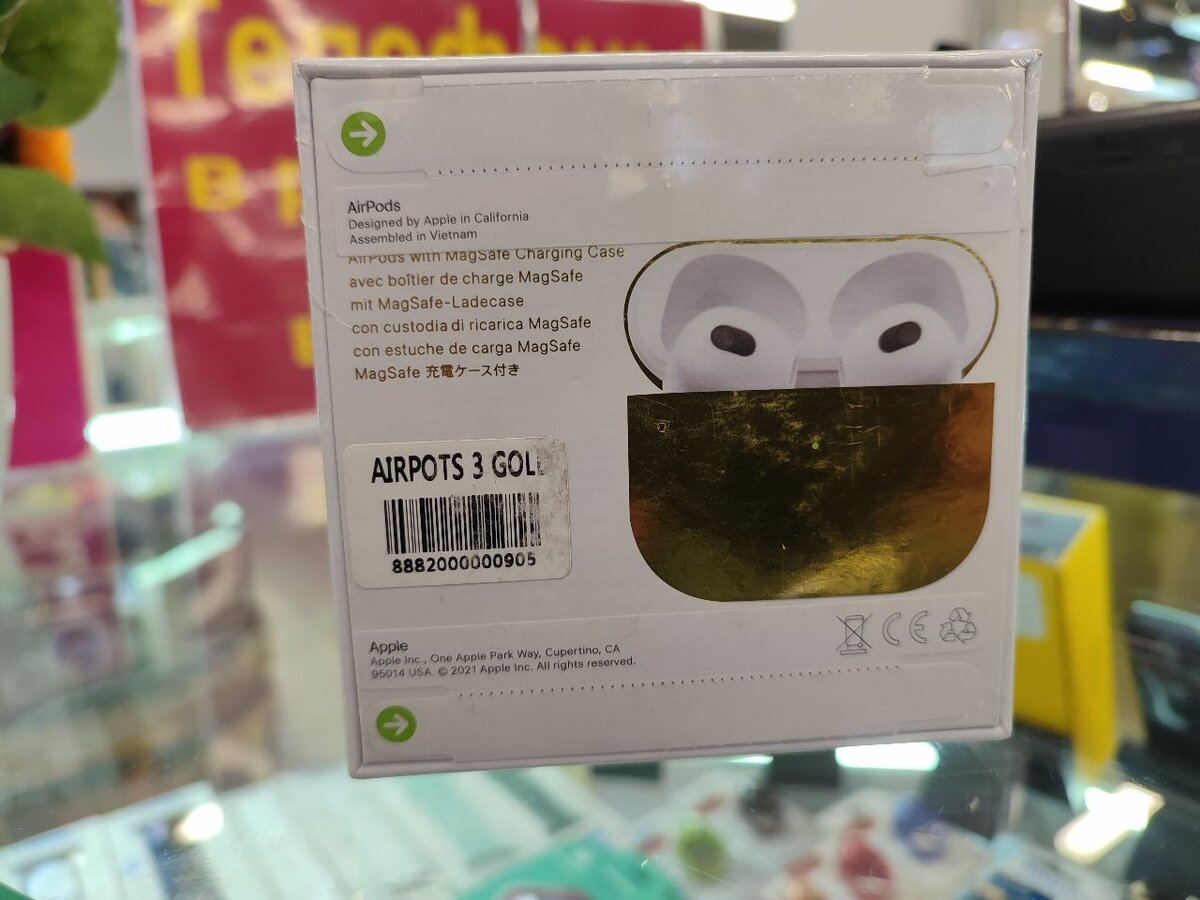 AirPods 3     цвет золото