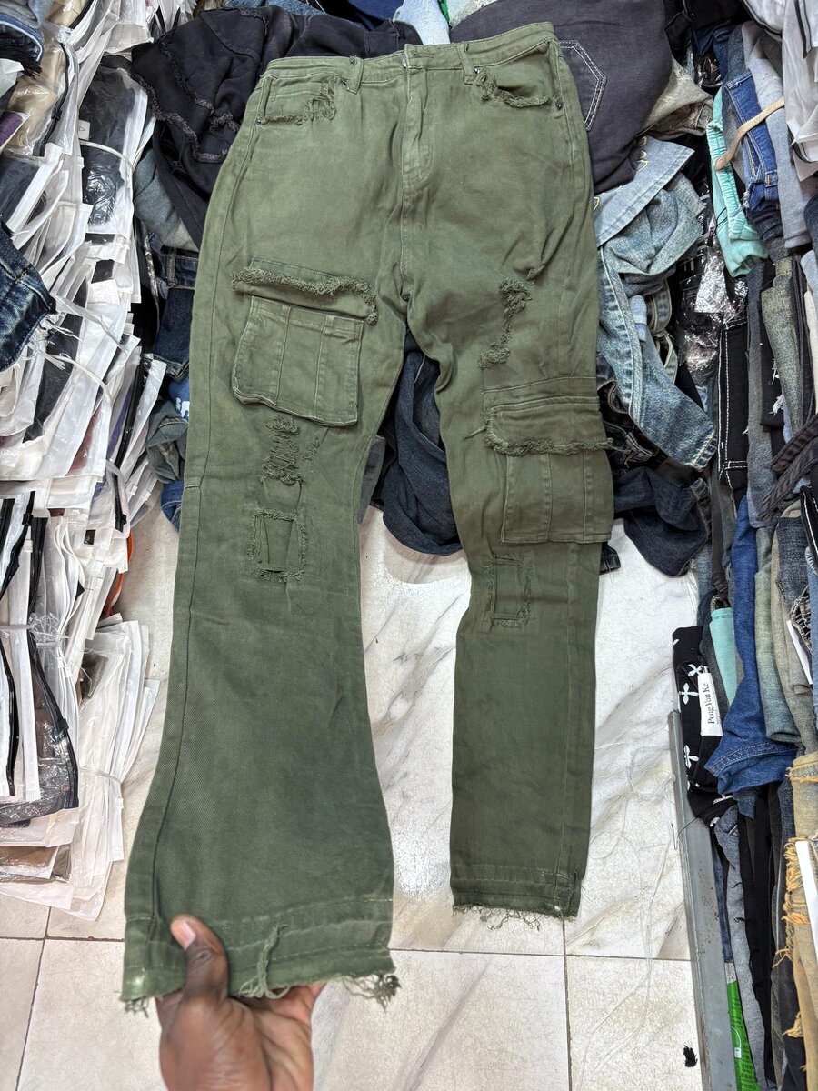 Pantalons Denim Mode Unisexe