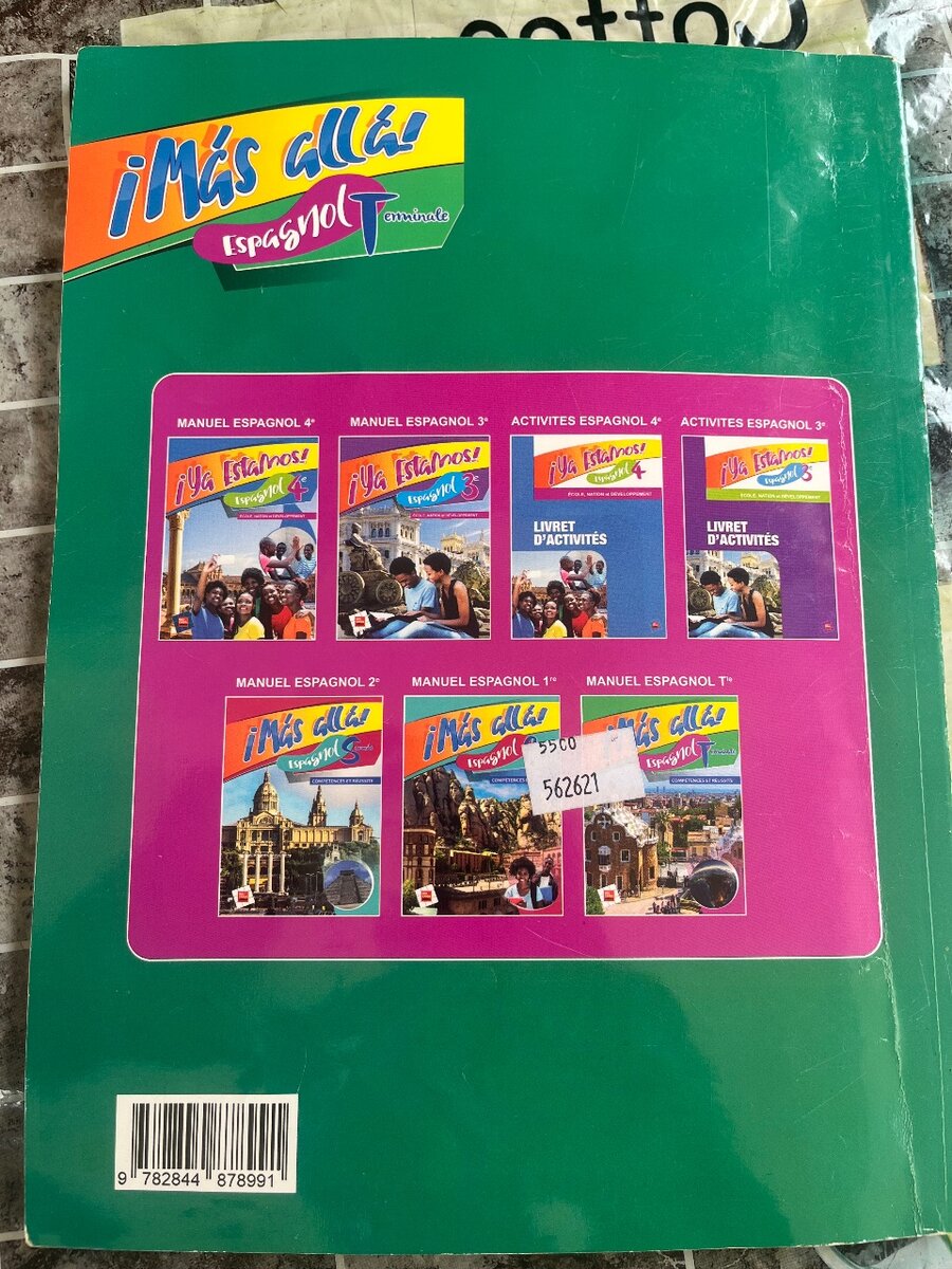 Livre "Más allá" Espagnol