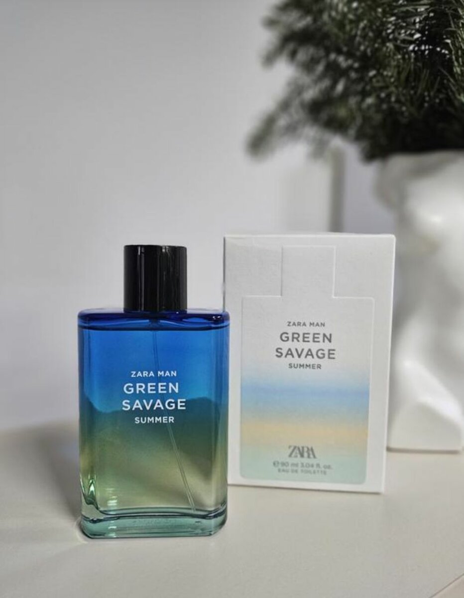 Zara Man Green Savage Summer Eau De Toilette 90 Ml
