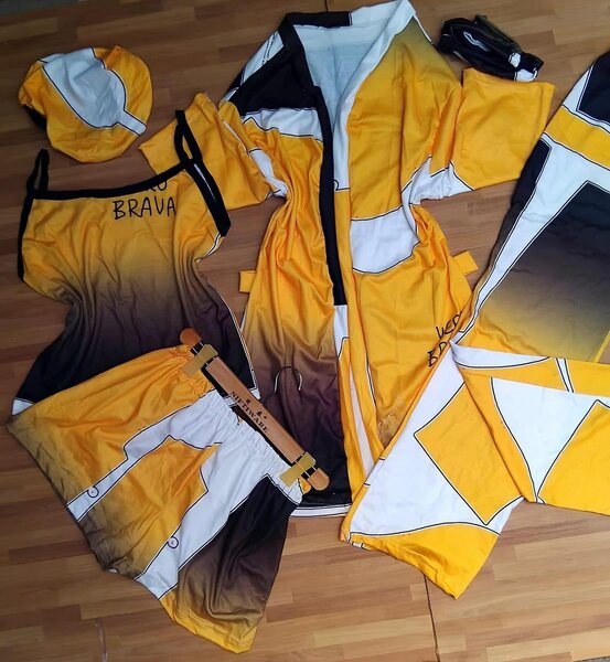 Colourful 5 in 1 nightwears