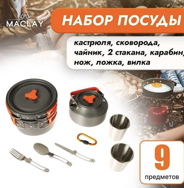 Набор посуды туристический