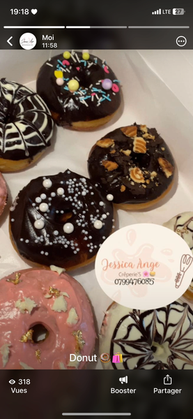 Donuts au nutella Décorés