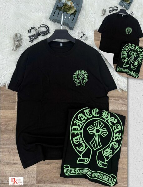 T-shirt noir graphique