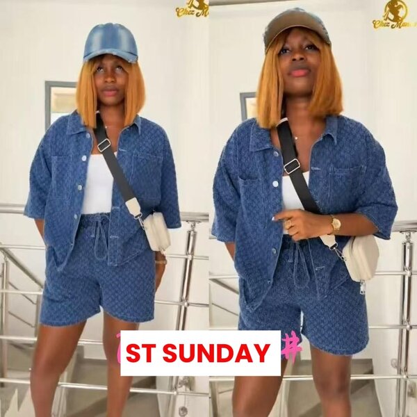 Ensemble décontracté denim